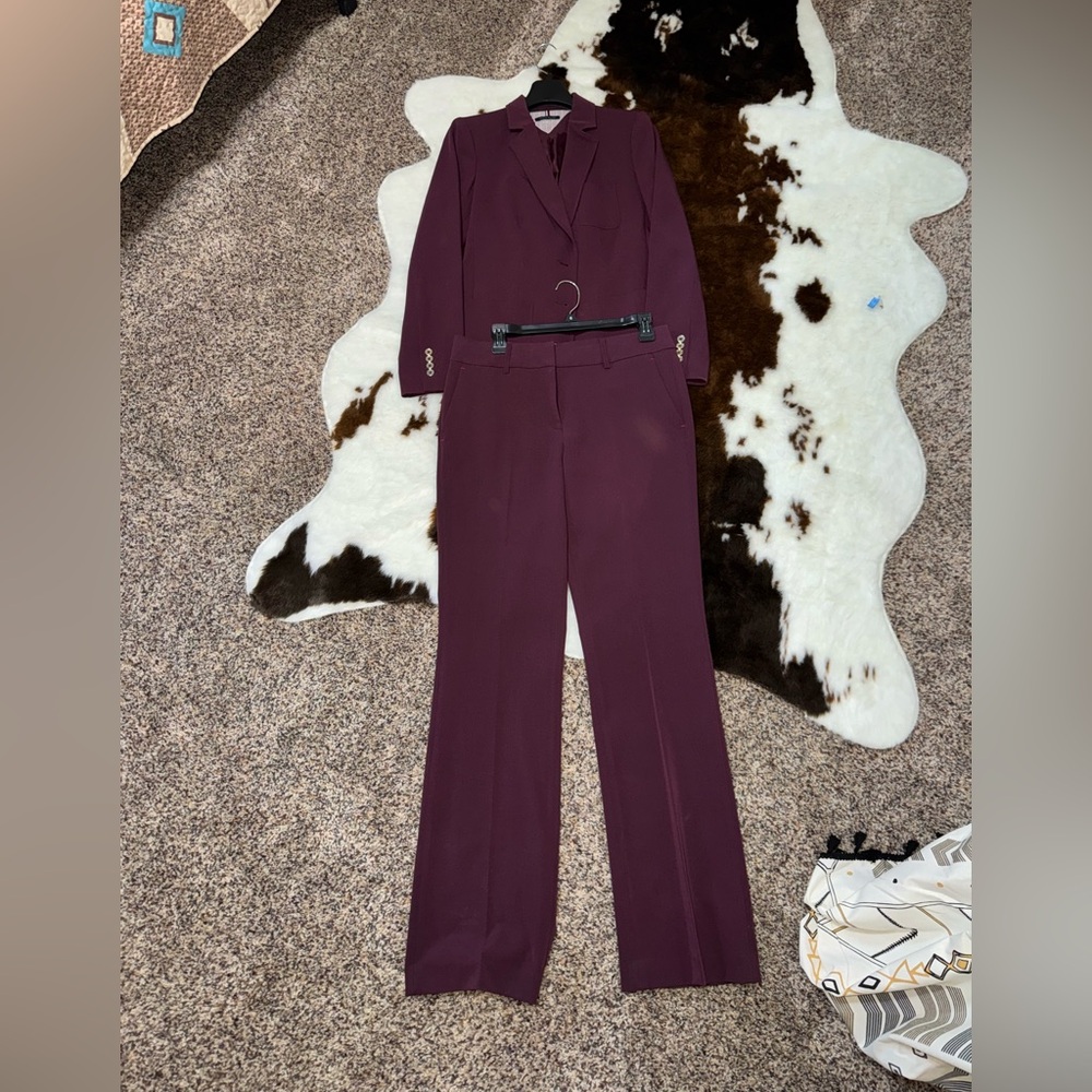 Women's Tommy Hilfiger Burgundy Pantsuit